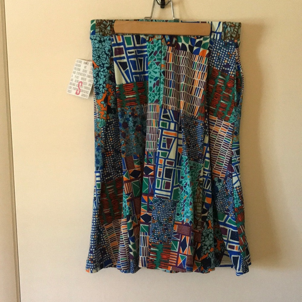 Nwt Multi Pattern & Colors Llr Madison Skirt Small - image 6